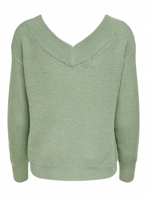 ONLMELTON LIFE L-S PULLOVER KN Desert Sage