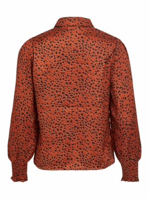VIRAMDI L-S SHIRT-OFW Burnt Henna/LEO