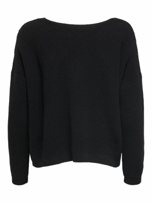 ONLBRYNN LIFE L-S V-NECK PULL Black