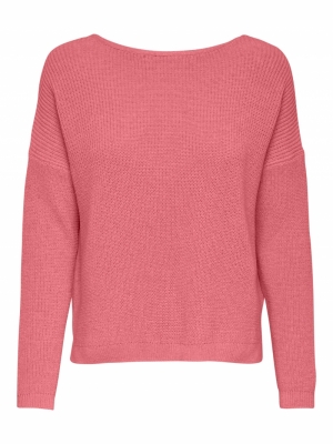 ONLBRYNN LIFE L-S V-NECK PULL Tea Rose