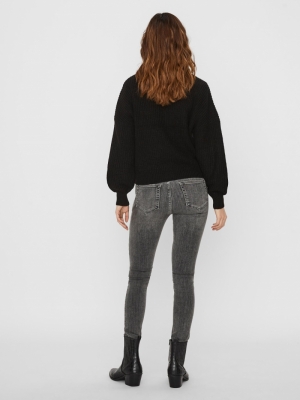 VMLEA LS V-NECK CARDIGAN NOOS Black