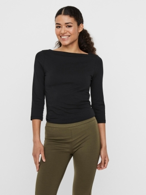 VMPANDA MODAL 3-4 TOP COLOR Black
