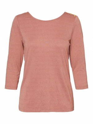 VMJULES 3-4 TOP JRS FR LCS GA Old Rose/GOLD L