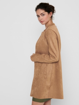 ONLSOHO FAUX SUEDE COATIGAN CC Toasted Coconut