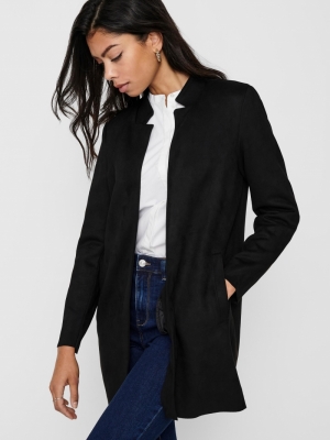 ONLSOHO FAUX SUEDE COATIGAN CC Black