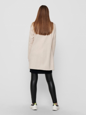 ONLSOHO FAUX SUEDE COATIGAN CC Pumice Stone