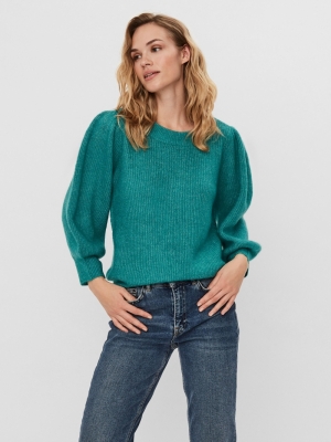 VMELLA 3-4 RIB BLOUSE GA BOO Parasailing/MEL