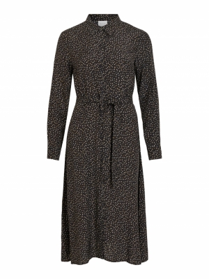 VICORAS L-S DRESS Black
