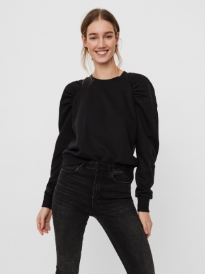 VMNATALIE L-S RAGLAN SWEAT FD2 Black