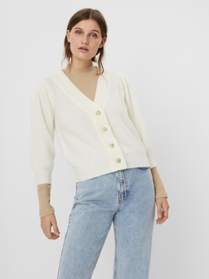 VMKLAUDIA 3-4 V-NECK CARDIGAN Birch