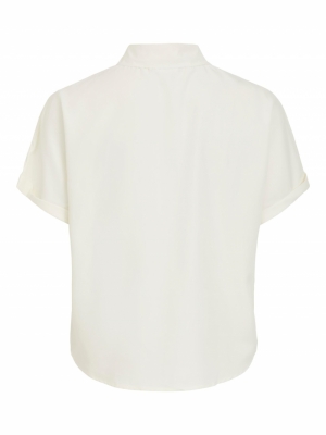 VIBASU 2-4 SLEEVE SHIRT Cloud Dancer
