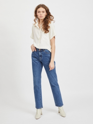 VIBASU 2-4 SLEEVE SHIRT Cloud Dancer