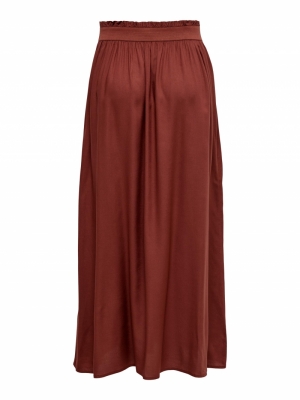 ONLVENEDIG LIFE LONG SKIRT WVN Henna