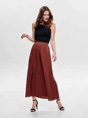 ONLVENEDIG LIFE LONG SKIRT WVN Henna