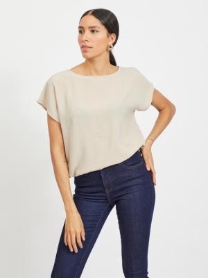 VISURASHA S-S TIE TOP-SU Humus