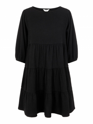 OBJSIF 3-4 DRESS 113 Black