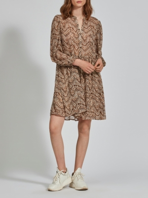 VISUNARA L-S DRESS Humus/W. LIZA P