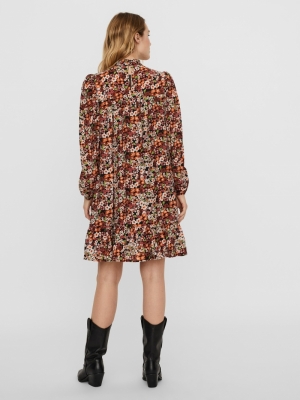 VMDITTIE L-S SHORT DRESS FD20 Black/DITTIE