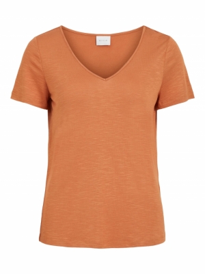 VINOEL V-NECK S-S T-SHIRT - NO Adobe