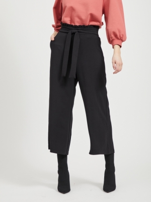 VIRASHA HWRX CROPPED WIDE PANT Black