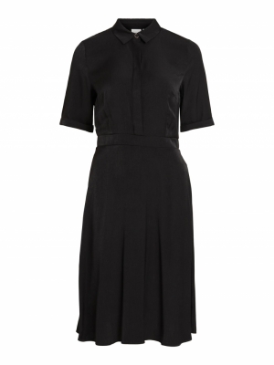 VILALANE 2-4 SHORT DRESS-SU-PB Black
