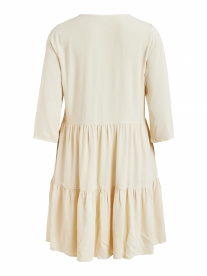 VIFANZA 3-4 DENIM DRESS-PB Birch