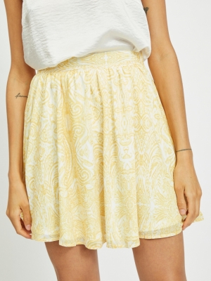 VIPLISSEA HW SKIRT-SU-PB Spicy Mustard/W