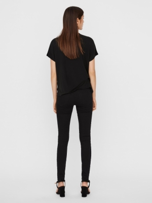 VMAVA SS H-NECK TOP GA VO Black