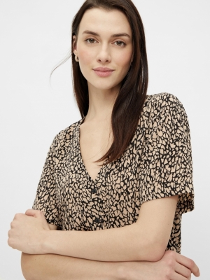 PCGILBERTA SS TOP BC Black/GRAPHIC