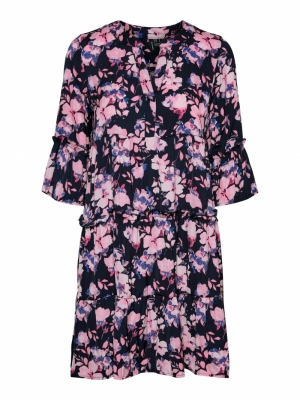 VMINES DICTHE ¾ TUNIC WVN Navy Blazer/INE