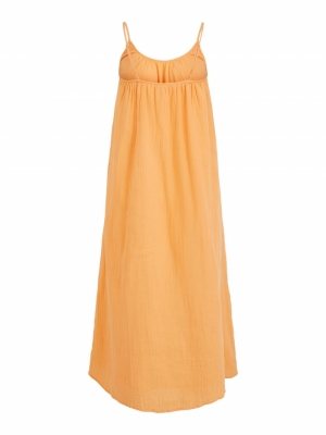 VIGAZELLA S-L ANCLE DRESS-LS Salmon Buff