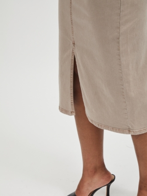 VISLIT AMY HW MIDI DENIM SKIRT Fungi