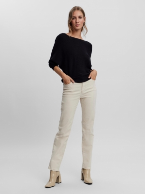 VMNEWLEXSUN 3-4 BOATNECK BLOUS Black