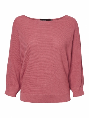 VMNEWLEXSUN 3-4 BOATNECK BLOUS Desert Rose