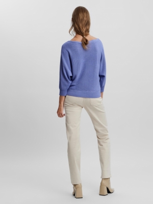VMNEWLEXSUN 3-4 BOATNECK BLOUS Grapemist