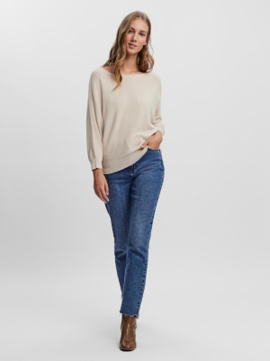 VMNEWLEXSUN 3-4 BOATNECK BLOUS Birch