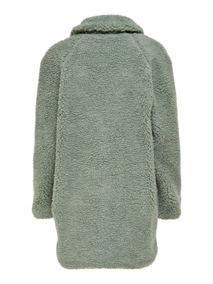 ONLAURELIA SHERPA COAT OTW Shadow