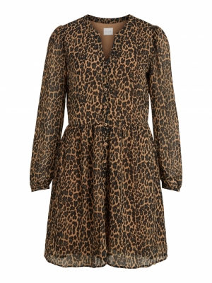VIAMIONE L-S DRESS-SU - NOOS Tigers Eye/LIA