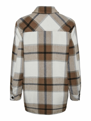 VMOLIVIA CHECK JACKET GA BOOS Tigers Eye/BLAC