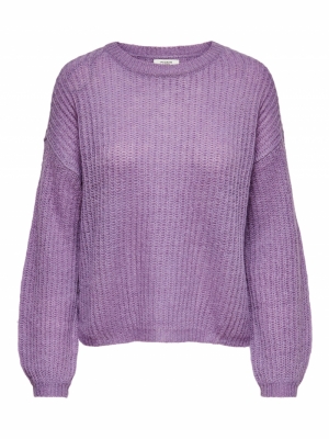 JDYBADUT L-S PULLOVER KNT Orchid Mist