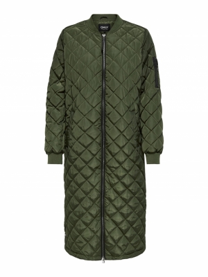 ONLJESSICA X-LONG QUILTED COAT Kalamata