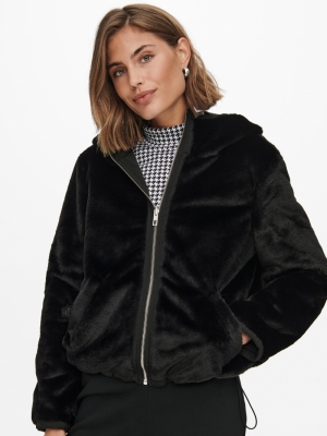 ONLDAHLIA REV. JACKET CS OTW Black