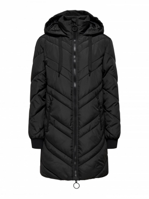 JDYSKY PADDED HOOD JACKET OTW Black/BLACK