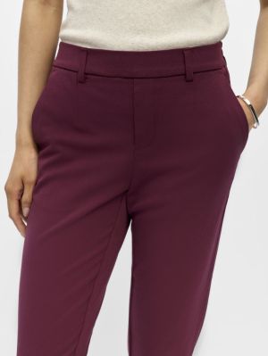 OBJLISA SLIM PANT NOOS Windsor Wine