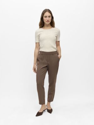 OBJLISA SLIM PANT NOOS Carafe/Melange