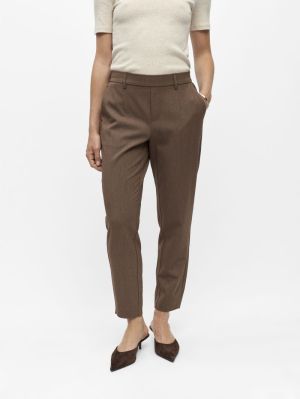 OBJLISA SLIM PANT NOOS Carafe/Melange
