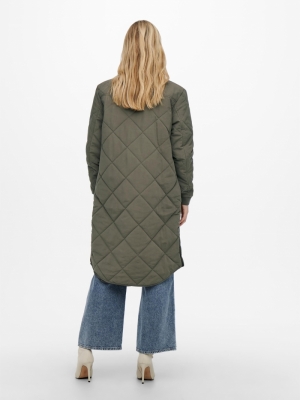JDYDIANA QUILT LONG JACKET OTW Bungee Cord