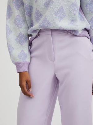 VIKAMMA HW TAILORED WIDE PANT Pastel Lilac