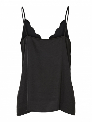 ONLDEBBIE SINGLET NOOS WVN Black