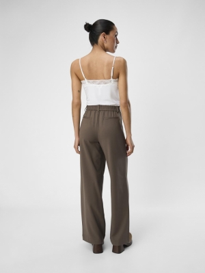 OBJLISA WIDE PANT NOOS Morel